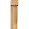 Ekena Millwork Traditional Block Rough Sawn Bracket w/ Offset Brace, Western Red Cedar, 6"W x 16"D x 24"H BKT0604X16X24TRA05RWR - alternate 3